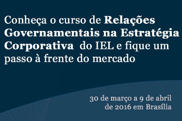 iel curso relacionamento governamental