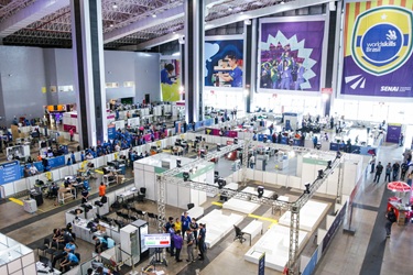WorldSkills Brasil Centro de Convenções Ulysses Guimarães Brasília. Foto Victor Hugo Pessoa Sistema Fibra 25.9.2025