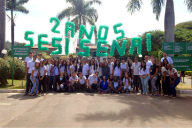 sesi senai sobradinho aniversario 2 anos