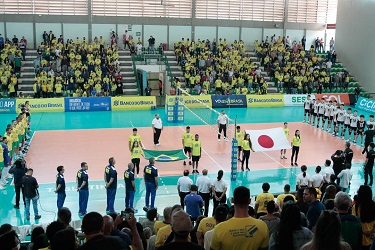 amistoso de volei brasil e japao sesi taguatinga 5.6.2022 fotoBrunoFrauzino SesiDF 2