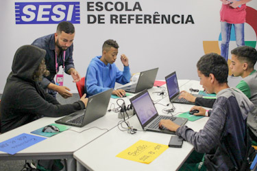 festival sesi de robótica escola referencia foto bruno frauzino sesi df
