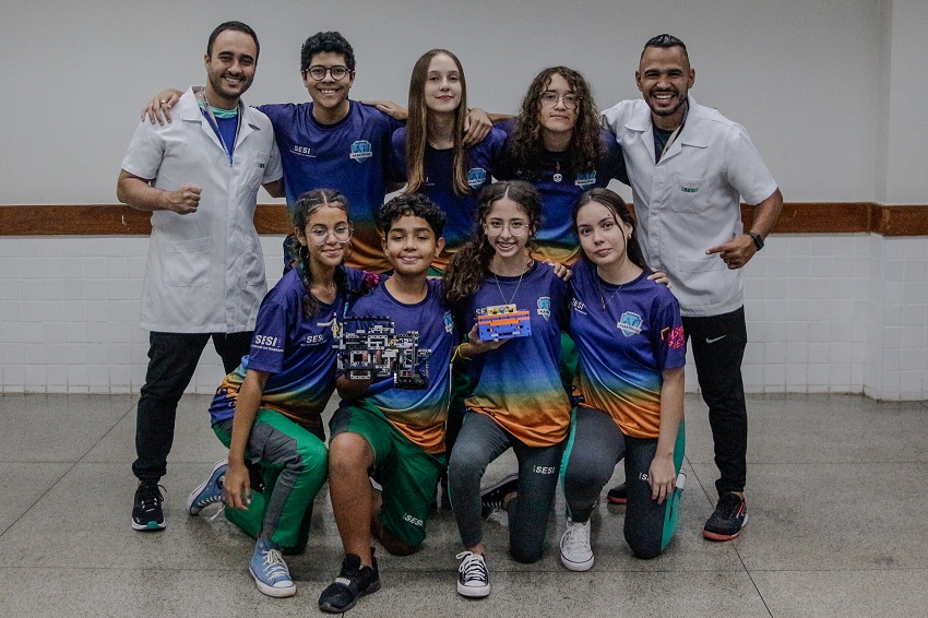 Equipe FLL Albatroid Taguatinga Foto Bruno Frauzino corpo