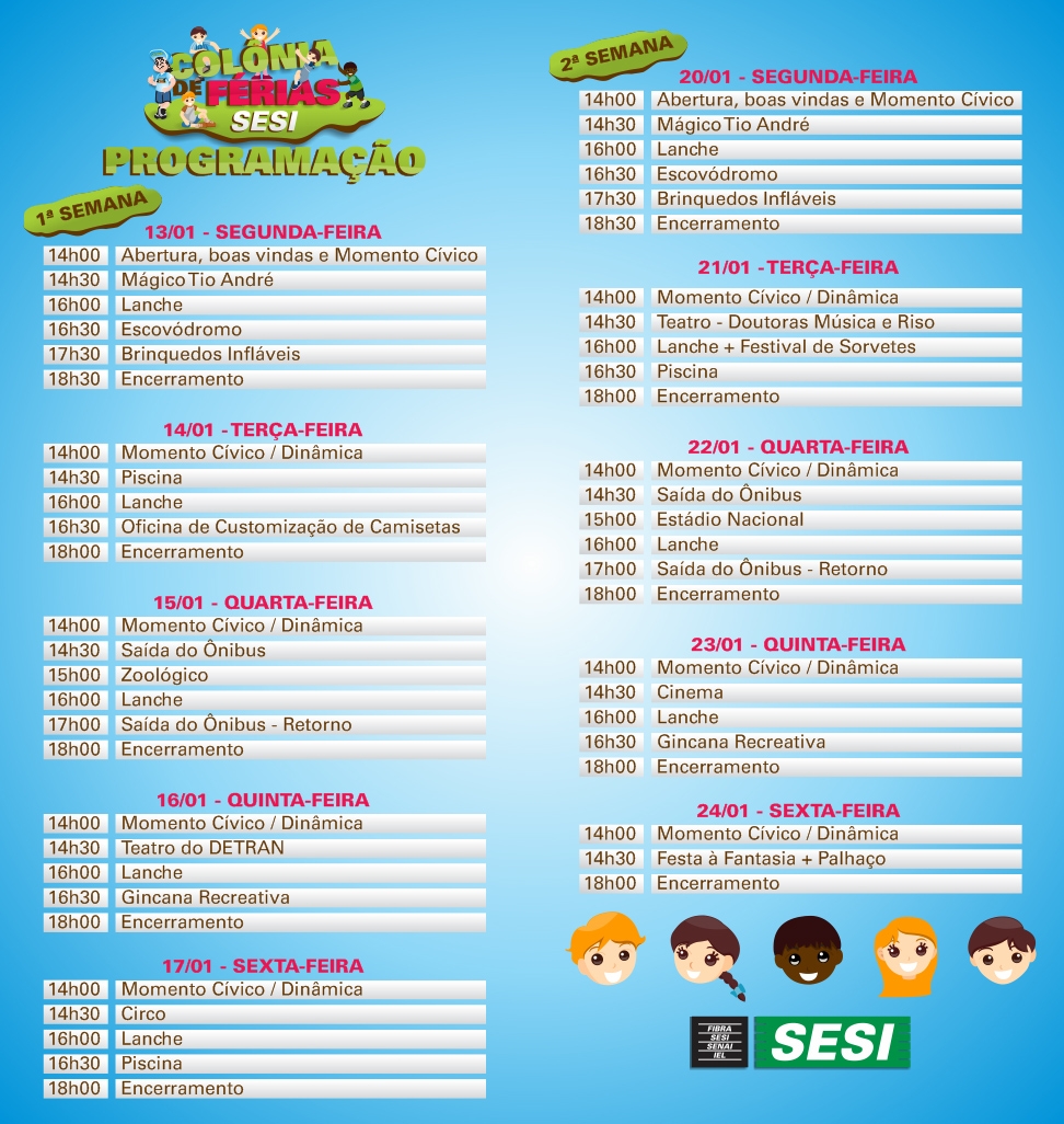 ProgramaColoniaDeFerias2013