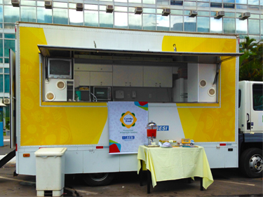 Cozinha Brasil participa do encontro de food trucks